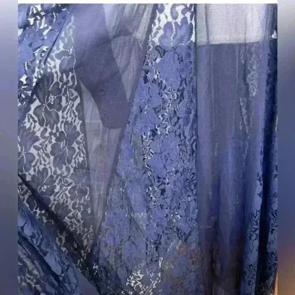 NWT! Free People X We Are HAH Mama C Whit Slip Dress Navy - Picture 9 of 11